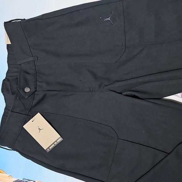 Jordan Black Woven Zippered Ankle Pants Size Small NWT - Picture 7 of 15